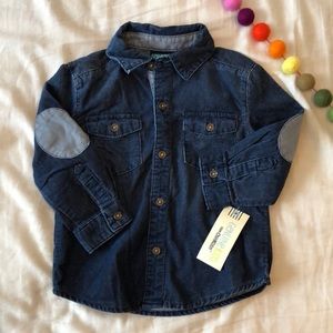 NWT OshKosh Toddler Couduroy Button Up - 2T